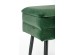 VELVA bench color: dark green / black DIOMMI V-CH-VELVA-C.ZIELONY/CZARNY