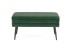 VELVA bench color: dark green / black DIOMMI V-CH-VELVA-C.ZIELONY/CZARNY
