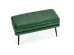 VELVA bench color: dark green / black DIOMMI V-CH-VELVA-C.ZIELONY/CZARNY