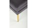 VELVA bench color: grey/gold DIOMMI V-CH-VELVA-POPIEL/ZŁOTY