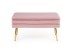 VELVA bench color: pink/gold DIOMMI V-CH-VELVA-RÓŻOWY/ZŁOTY