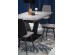 VINSTON extension table, color: top - dark grey / black, legs - black DIOMMI V-CH-VINSTON-ST