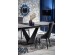 VINSTON extension table, color: top - dark grey / black, legs - black DIOMMI V-CH-VINSTON-ST