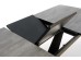 VINSTON extension table, color: top - dark grey / black, legs - black DIOMMI V-CH-VINSTON-ST