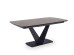 VINSTON extension table, color: top - dark grey / black, legs - black DIOMMI V-CH-VINSTON-ST