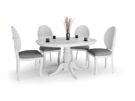 WILLIAM table color: white DIOMMI V-CH-WILLIAM-ST-BIAŁY