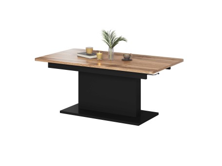 BUSETTI, c.table, wotan oak / black mat DIOMMI V-PL-BUSETTI-LAW-DĄB WOTAN/CZARNY