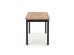 COBALT table, color: wotan oak/black DIOMMI V-PL-COBALT-ST