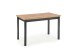 COBALT table, color: wotan oak/black DIOMMI V-PL-COBALT-ST