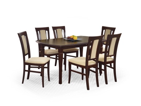 FRYDERYK 160/240 cm extension table color: dark walnut DIOMMI V-PL-FRYDERYK/240-ST-C.ORZECH