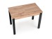 GINO table votan oak/black DIOMMI V-PL-GINO-ST-WOTAN/CZARNY