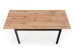 GREG table, color: wotan oak/black DIOMMI V-PL-GREG-ST