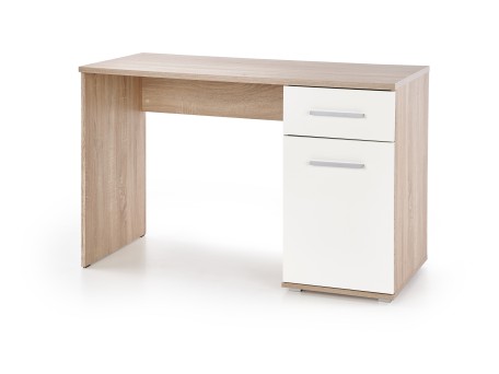 LIMA B-1 desk, color: white / sonoma oak DIOMMI V-PL-LIMA-B1-BIAŁY/SONOMA