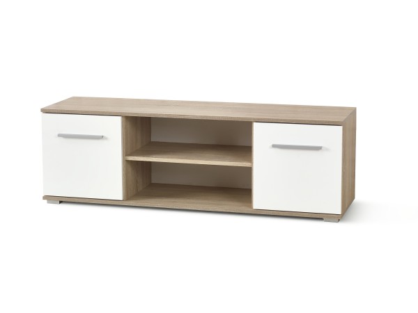LIMA RTV1, color: sonoma oak / white DIOMMI V-PL-LIMA-RTV1-BIAŁY/SONOMA