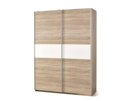 LIMA S1, color: sonoma oak / white DIOMMI V-PL-LIMA-S1-BIAŁY/SONOMA