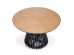 MIYAKI table natural oak, leg black DIOMMI V-PL-MIYAKI-ST