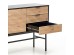 MURANO KM-1 chest, color: artisan oak/black DIOMMI V-PL-MURANO-KM-1