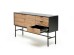 MURANO KM-1 chest, color: artisan oak/black DIOMMI V-PL-MURANO-KM-1