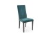 DIEGO 2 chair, color: quilted velvet Stripes - MONOLITH 37 DIOMMI V-PL-N-DIEGO_2-CZARNY-MONOLITH37