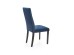 DIEGO 2 chair, color: quilted velvet Stripes - MONOLITH 77 DIOMMI V-PL-N-DIEGO_2-CZARNY-MONOLITH77