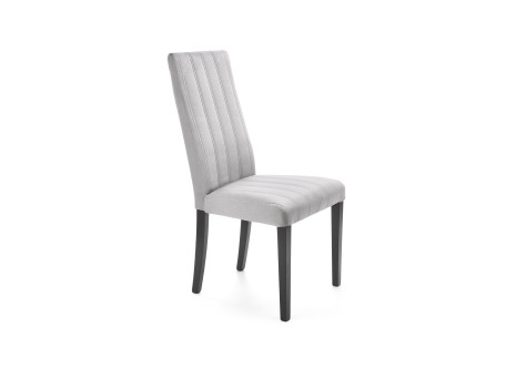 DIEGO 2 chair, color: quilted velvet Stripes - MONOLITH 85 DIOMMI V-PL-N-DIEGO_2-CZARNY-MONOLITH85