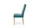 DIEGO 3 chair, color: quilted velvet Stripes - MONOLITH 37 DIOMMI V-PL-N-DIEGO_3-D.MIODOWY-MONOLITH37