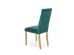 DIEGO 3 chair, color: quilted velvet Stripes - MONOLITH 37 DIOMMI V-PL-N-DIEGO_3-D.MIODOWY-MONOLITH37
