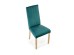 DIEGO 3 chair, color: quilted velvet Stripes - MONOLITH 37 DIOMMI V-PL-N-DIEGO_3-D.MIODOWY-MONOLITH37