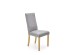 DIEGO 3 chair, color: quilted velvet Stripes - MONOLITH 85 DIOMMI V-PL-N-DIEGO_3-D.MIODOWY-MONOLITH85