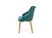 TOLEDO 2 chair, color: honey oak / MONOLITH 37 DIOMMI V-PL-N-TOLEDO_2-D.MIODOWY-MONOLITH37
