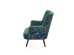 PAGONI chair color: dark green / black DIOMMI V-PL-PAGONI-FOT-C.ZIELONY