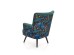PAGONI chair color: dark green / black DIOMMI V-PL-PAGONI-FOT-C.ZIELONY