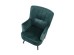 PAGONI chair color: dark green / black DIOMMI V-PL-PAGONI-FOT-C.ZIELONY