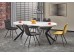 PERONI table white marble/white DIOMMI V-PL-PERONI-ST-MARMUR/CZARNY