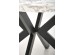 PERONI table white marble/white DIOMMI V-PL-PERONI-ST-MARMUR/CZARNY