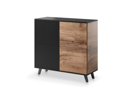 RANDOM KM-2 chest, color: wotan oak/black DIOMMI V-PL-RANDOM-KM-2
