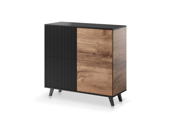 RANDOM KM-2 chest, color: wotan oak/black DIOMMI V-PL-RANDOM-KM-2