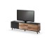 RANDOM RTV-2 TV-stand, color: wotan oak/black DIOMMI V-PL-RANDOM-RTV-2