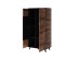 RANDOM P-1 hanging shelf, color: wotan oak/black DIOMMI V-PL-RANDOM-S-1