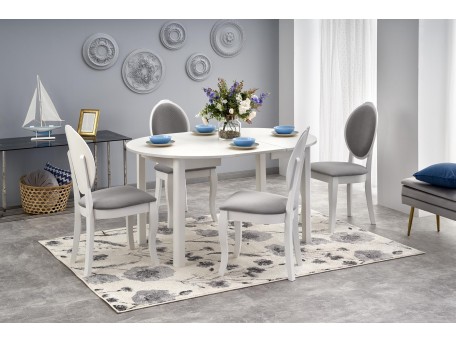 RINGO extension table, color: white DIOMMI V-PL-RINGO-ST-BIAŁY/BIAŁY