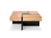 SEVILLA, c.table, craft oak / black DIOMMI V-PL-SEVILLA-LAW