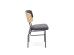 SMART-KR chair color: natural oak/black DIOMMI V-PL-SMART-KR