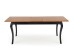 WINDSOR extension table, color: dark oak/black DIOMMI V-PL-WINDSOR-ST-C.DĄB/CZARNY