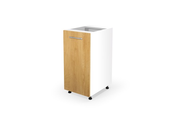 VENTO D-40/82 lower cabinet, color: white / honey oak DIOMMI V-UA-VENTO-D-40/82-D.MIODOWY