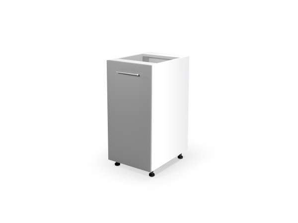 VENTO D-40/82 lower cabinet, color: white / light grey DIOMMI V-UA-VENTO-D-40/82-J.POPIEL