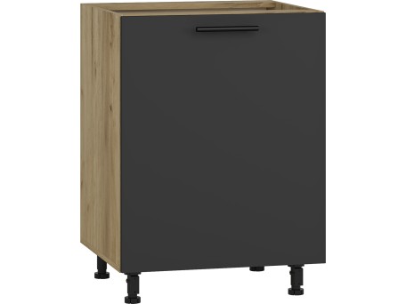 VENTO D-60/82 lower cabinet, color: craft oak/antracite DIOMMI V-UA-VENTO-D-60/82-ANTRACYT
