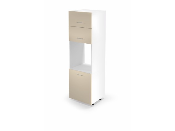 VENTO DP-60/214 high cargo cabinet, color: white / beige DIOMMI V-UA-VENTO-DP-60/214-BEŻOWY