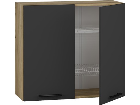 VENTO GC-80/72 top cabinet with drainer, color: antracite DIOMMI V-UA-VENTO-GC-80/72-ANTRACYT