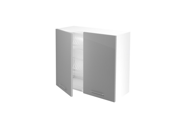 VENTO GC-80/72 top cabinet with drainer, color: light grey DIOMMI V-UA-VENTO-GC-80/72-J.POPIEL
