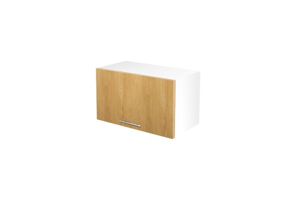 VENTO GO-60/36 hood top cabinet, color: white / honey oak DIOMMI V-UA-VENTO-GO-60/36-D.MIODOWY